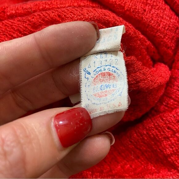 Ladies Vintage 60’s Butte Knit Button Down Maxi Length Dress Size Medium - Picture 9 of 14